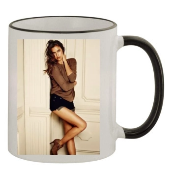 Irina Shayk 11oz Colored Rim & Handle Mug