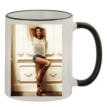 Irina Shayk 11oz Colored Rim & Handle Mug