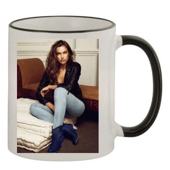 Irina Shayk 11oz Colored Rim & Handle Mug