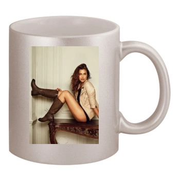 Irina Shayk 11oz Metallic Silver Mug