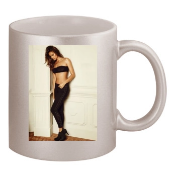 Irina Shayk 11oz Metallic Silver Mug