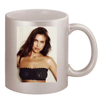 Irina Shayk 11oz Metallic Silver Mug