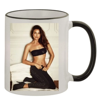 Irina Shayk 11oz Colored Rim & Handle Mug