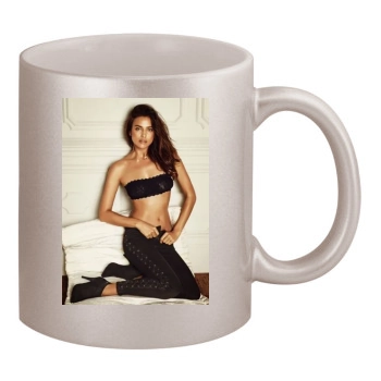 Irina Shayk 11oz Metallic Silver Mug