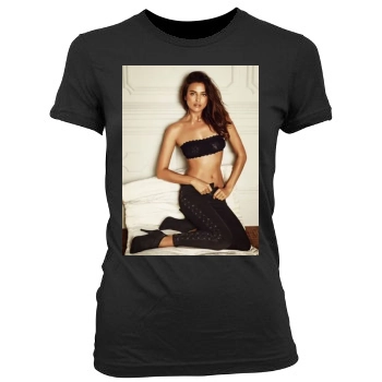 Irina Shayk Women's Junior Cut Crewneck T-Shirt