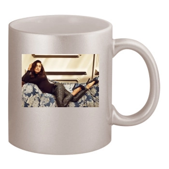 Irina Shayk 11oz Metallic Silver Mug