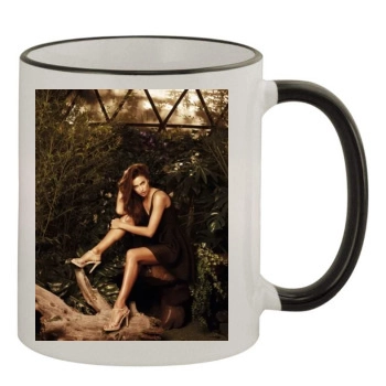 Irina Shayk 11oz Colored Rim & Handle Mug