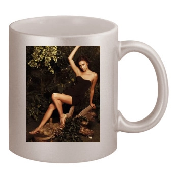 Irina Shayk 11oz Metallic Silver Mug