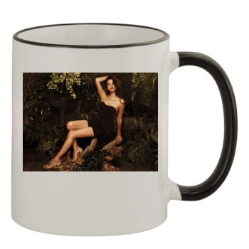 Irina Shayk 11oz Colored Rim & Handle Mug