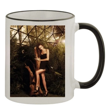 Irina Shayk 11oz Colored Rim & Handle Mug