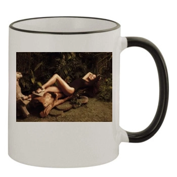 Irina Shayk 11oz Colored Rim & Handle Mug