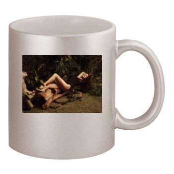 Irina Shayk 11oz Metallic Silver Mug