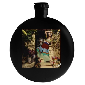 Irina Shayk Round Flask