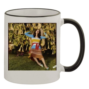 Irina Shayk 11oz Colored Rim & Handle Mug