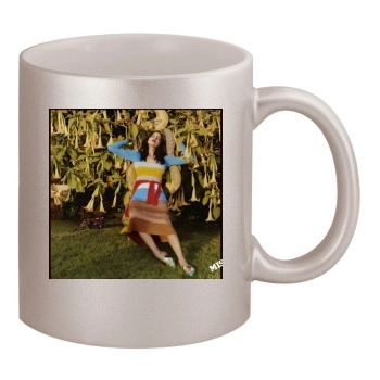 Irina Shayk 11oz Metallic Silver Mug