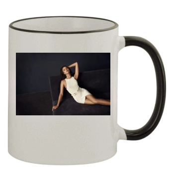 Irina Shayk 11oz Colored Rim & Handle Mug