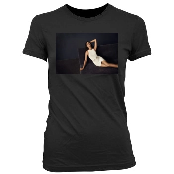 Irina Shayk Women's Junior Cut Crewneck T-Shirt