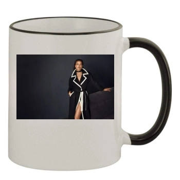 Irina Shayk 11oz Colored Rim & Handle Mug