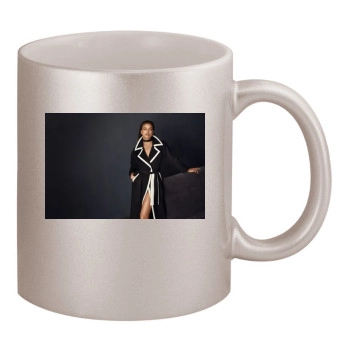 Irina Shayk 11oz Metallic Silver Mug