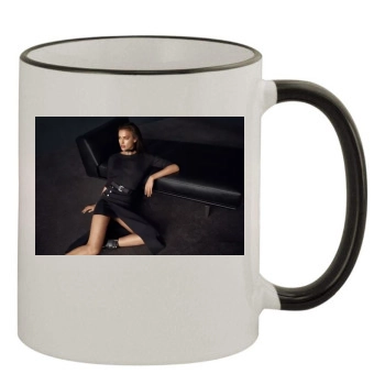 Irina Shayk 11oz Colored Rim & Handle Mug