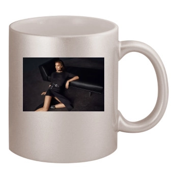 Irina Shayk 11oz Metallic Silver Mug