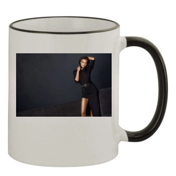 Irina Shayk 11oz Colored Rim & Handle Mug