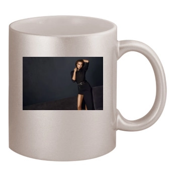 Irina Shayk 11oz Metallic Silver Mug