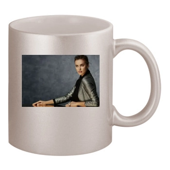 Irina Shayk 11oz Metallic Silver Mug