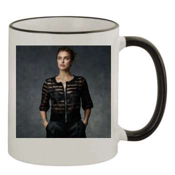 Irina Shayk 11oz Colored Rim & Handle Mug