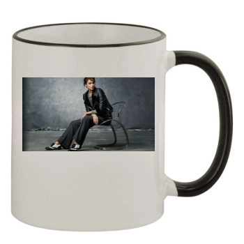 Irina Shayk 11oz Colored Rim & Handle Mug