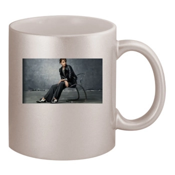 Irina Shayk 11oz Metallic Silver Mug