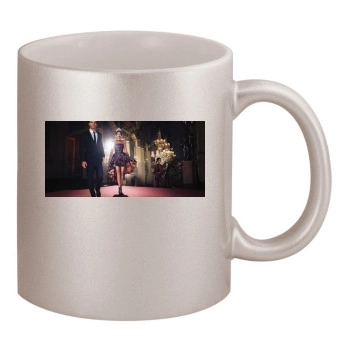 Irina Shayk 11oz Metallic Silver Mug