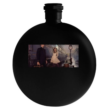 Irina Shayk Round Flask