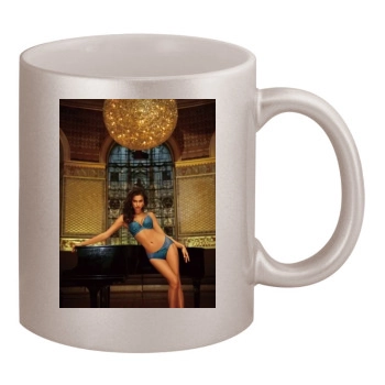 Irina Shayk 11oz Metallic Silver Mug