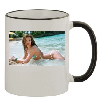 Irina Shayk 11oz Colored Rim & Handle Mug