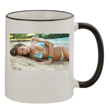 Irina Shayk 11oz Colored Rim & Handle Mug