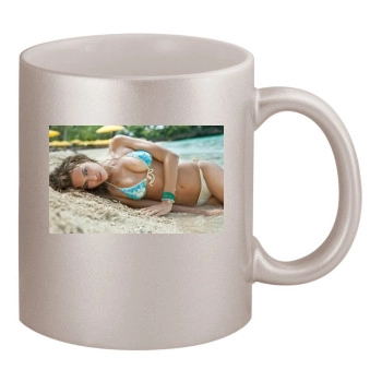 Irina Shayk 11oz Metallic Silver Mug