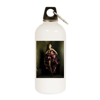 Julia Stegner White Water Bottle With Carabiner