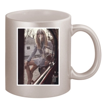 Julia Stegner 11oz Metallic Silver Mug