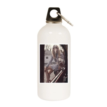 Julia Stegner White Water Bottle With Carabiner