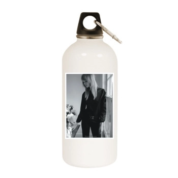 Julia Stegner White Water Bottle With Carabiner