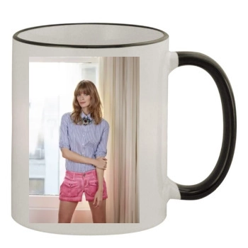 Julia Stegner 11oz Colored Rim & Handle Mug