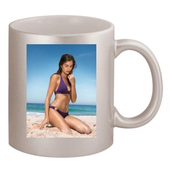 Juliana Martins 11oz Metallic Silver Mug