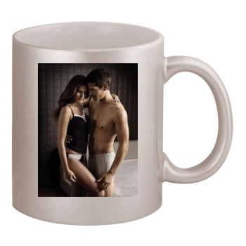 Juliana Martins 11oz Metallic Silver Mug