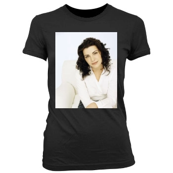 Julianna Margulies Women's Junior Cut Crewneck T-Shirt