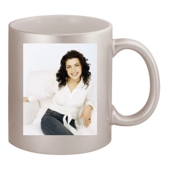 Julianna Margulies 11oz Metallic Silver Mug