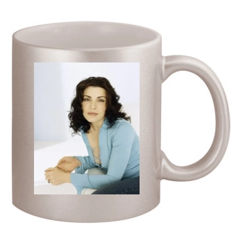 Julianna Margulies 11oz Metallic Silver Mug