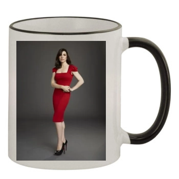 Julianna Margulies 11oz Colored Rim & Handle Mug