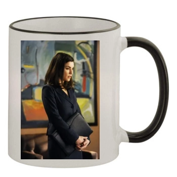 Julianna Margulies 11oz Colored Rim & Handle Mug