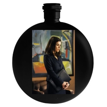 Julianna Margulies Round Flask